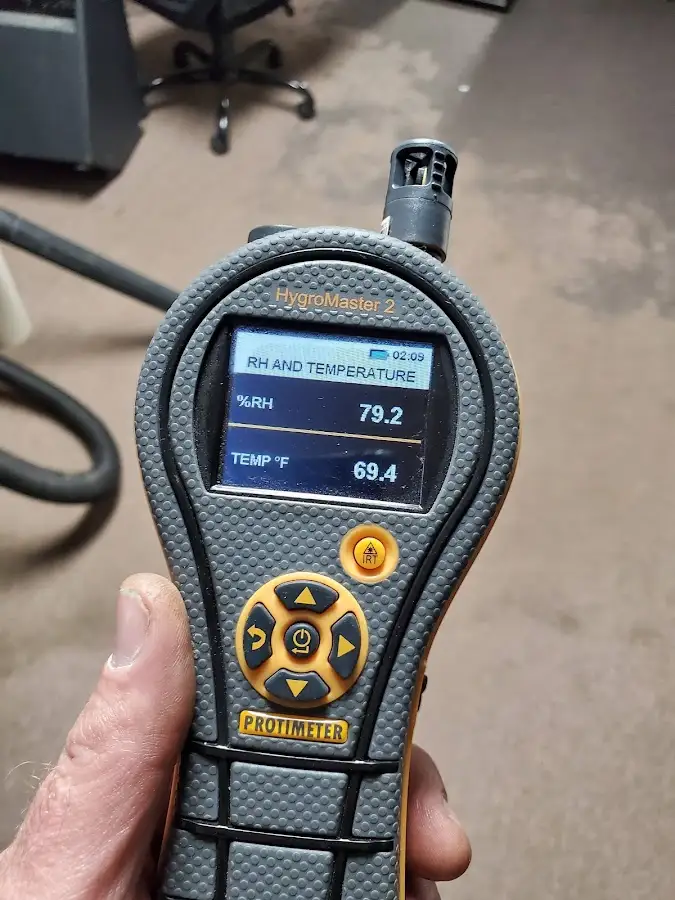 Moisture meter humidity assessment for Fire & Smoke Damage Restoration in Wilmington
